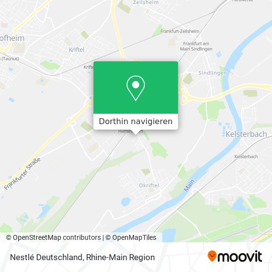 Nestlé Deutschland Karte
