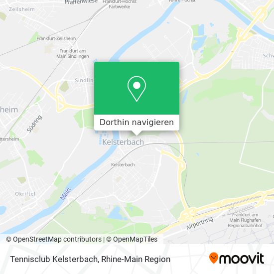 Tennisclub Kelsterbach Karte