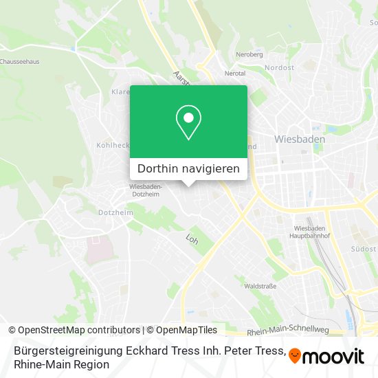 Bürgersteigreinigung Eckhard Tress Inh. Peter Tress Karte