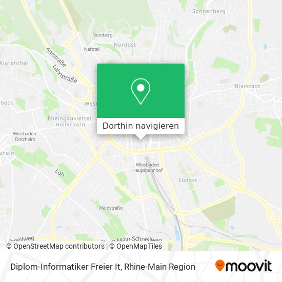 Diplom-Informatiker Freier It Karte
