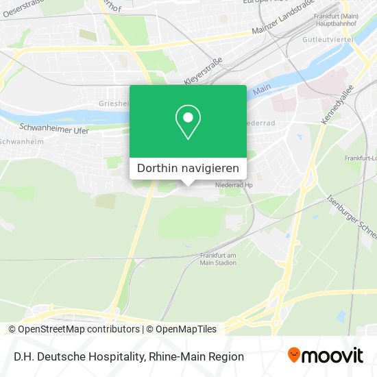 D.H. Deutsche Hospitality Karte