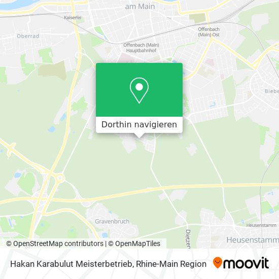 Hakan Karabulut Meisterbetrieb Karte
