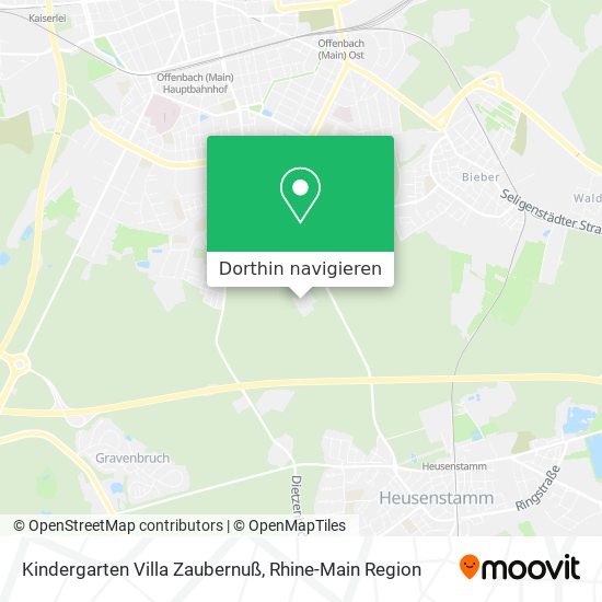 Kindergarten Villa Zaubernuß Karte