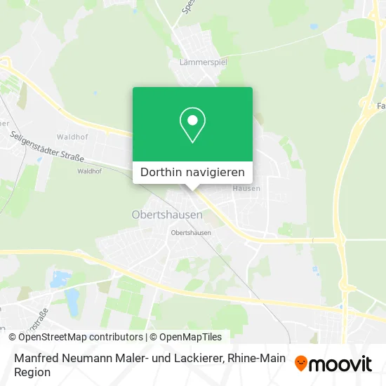 Manfred Neumann Maler- und Lackierer Karte