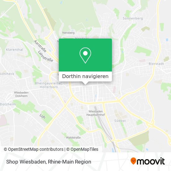 Shop Wiesbaden Karte