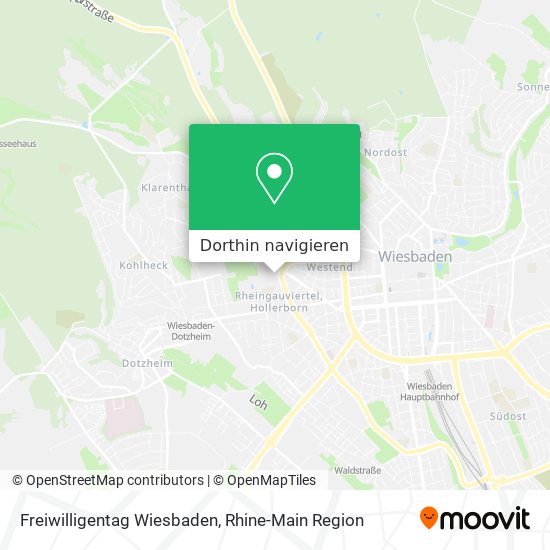 Freiwilligentag Wiesbaden Karte