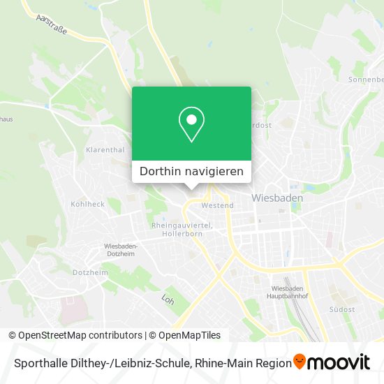 Sporthalle Dilthey- / Leibniz-Schule Karte