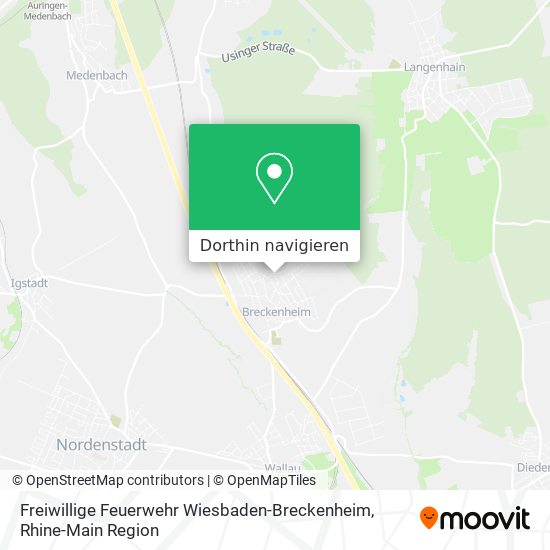 Freiwillige Feuerwehr Wiesbaden-Breckenheim Karte