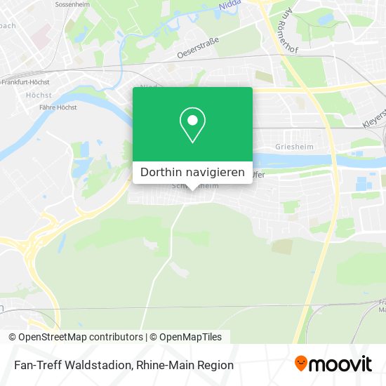 Fan-Treff Waldstadion Karte