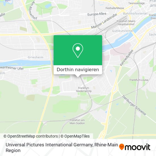 Universal Pictures International Germany Karte