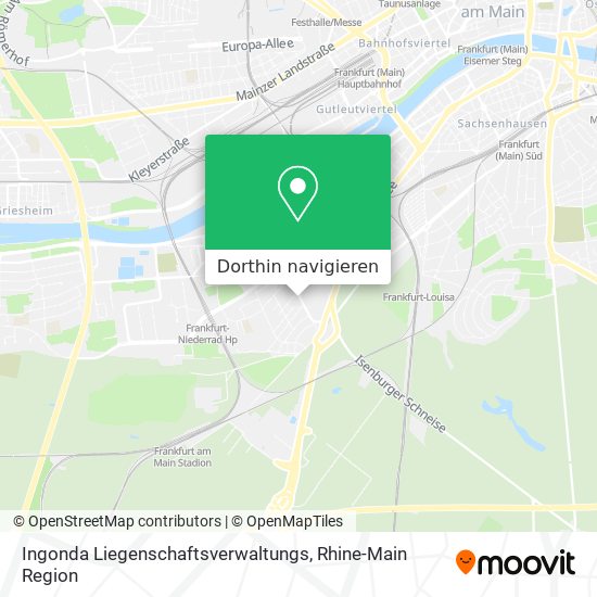 Ingonda Liegenschaftsverwaltungs Karte
