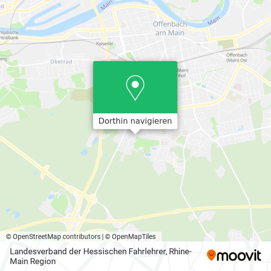 Landesverband der Hessischen Fahrlehrer Karte