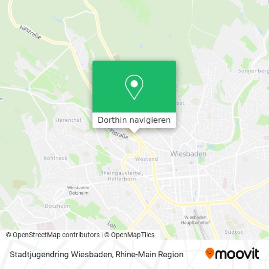 Stadtjugendring Wiesbaden Karte
