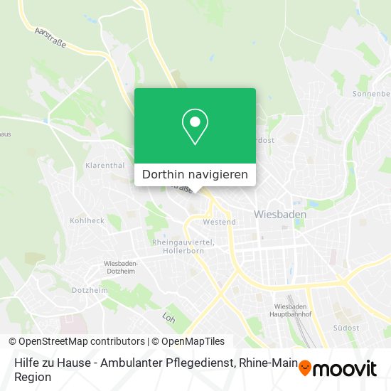 Hilfe zu Hause - Ambulanter Pflegedienst Karte