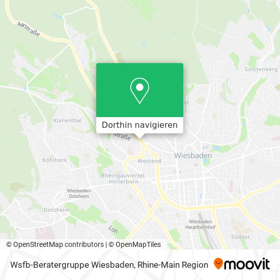 Wsfb-Beratergruppe Wiesbaden Karte