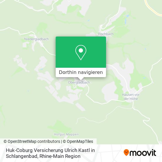 Huk-Coburg Versicherung Ulrich Kastl in Schlangenbad Karte
