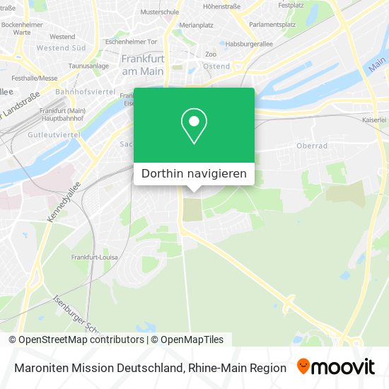Maroniten Mission Deutschland Karte