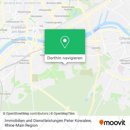 Immobilien und Dienstleistungen Peter Kowalew Karte