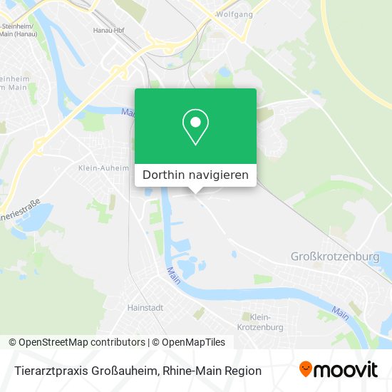 Tierarztpraxis Großauheim Karte