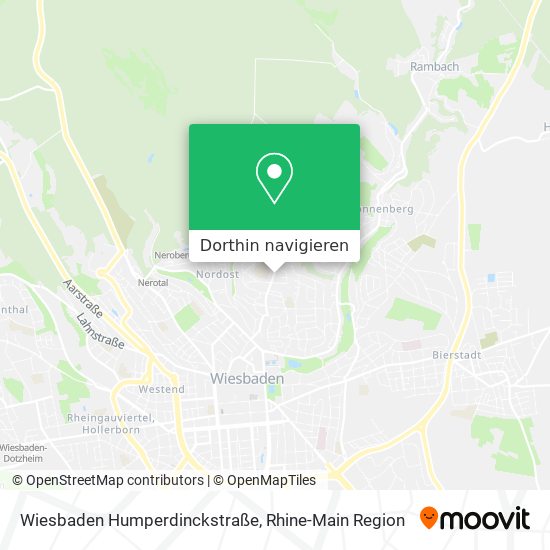 Wiesbaden Humperdinckstraße Karte