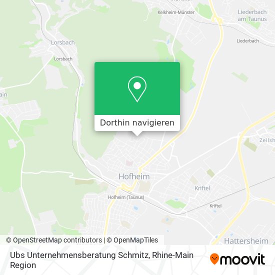 Ubs Unternehmensberatung Schmitz Karte