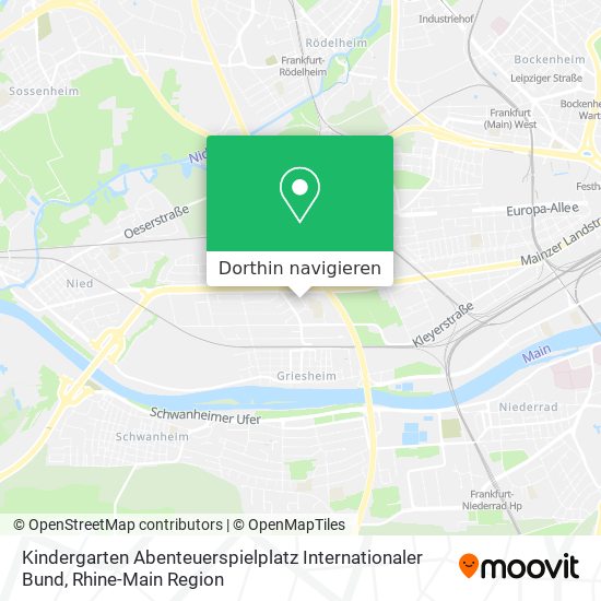 Kindergarten Abenteuerspielplatz Internationaler Bund Karte