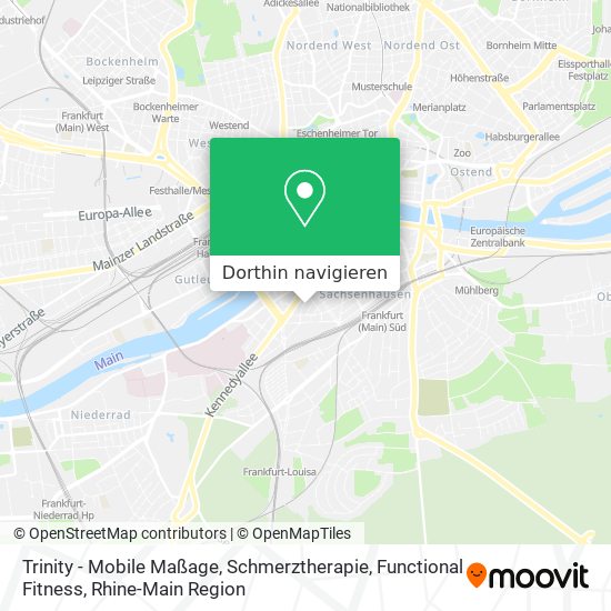 Trinity - Mobile Maßage, Schmerztherapie, Functional Fitness Karte