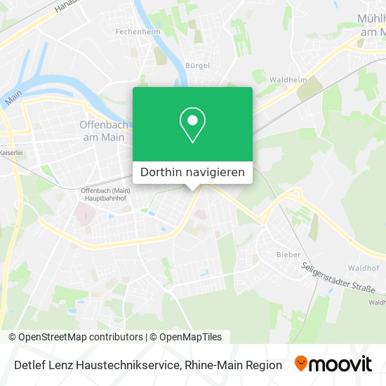 Detlef Lenz Haustechnikservice Karte