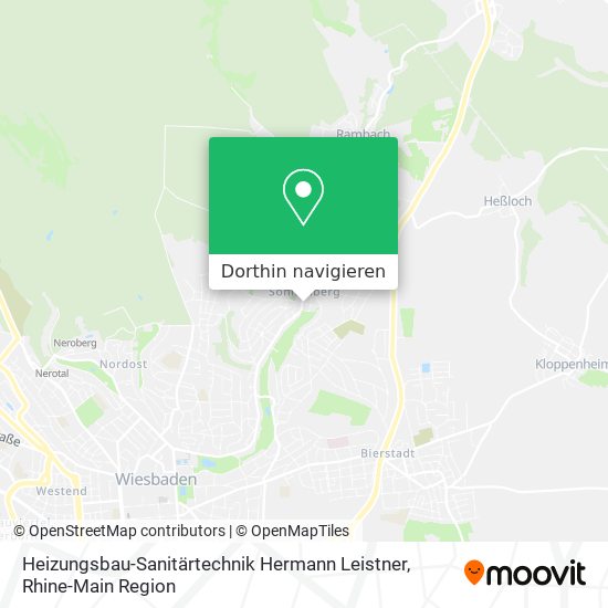 Heizungsbau-Sanitärtechnik Hermann Leistner Karte