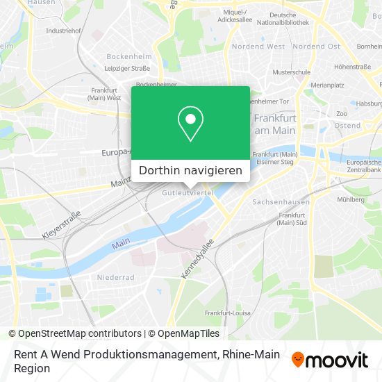 Rent A Wend Produktionsmanagement Karte