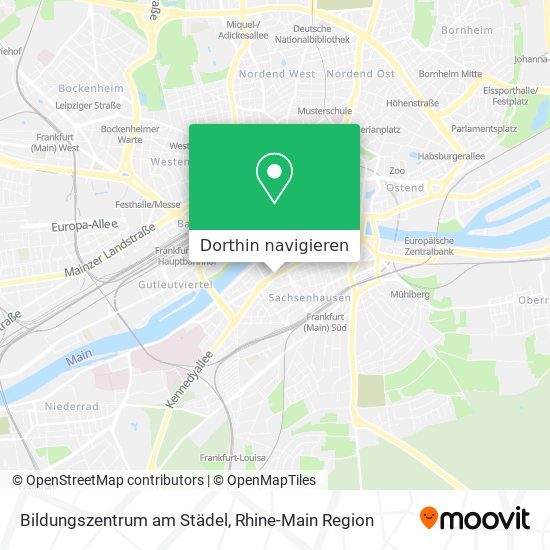 Bildungszentrum am Städel Karte