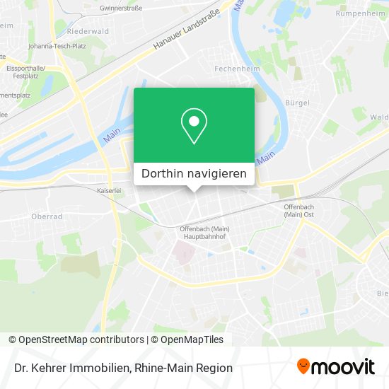 Dr. Kehrer Immobilien Karte