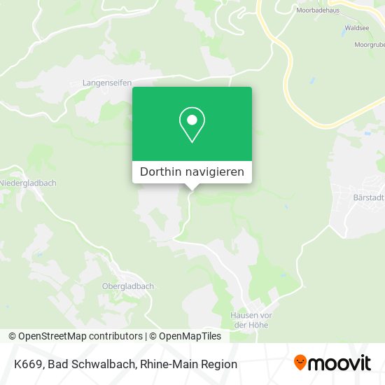 K669, Bad Schwalbach Karte
