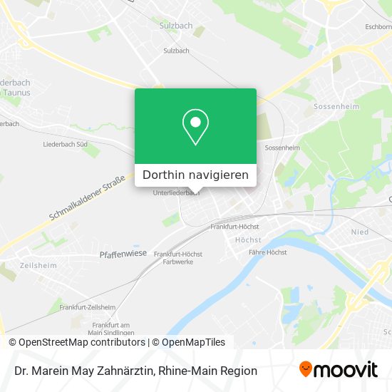 Dr. Marein May Zahnärztin Karte