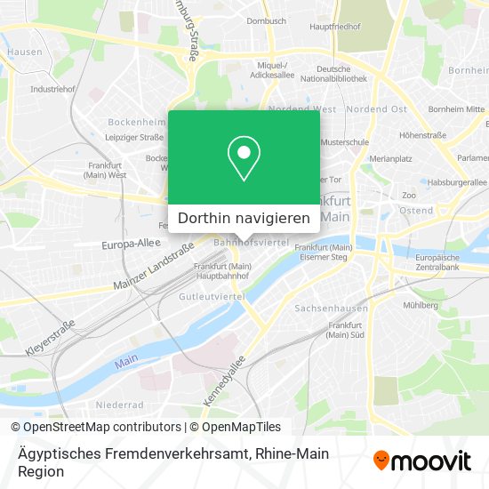 Ägyptisches Fremdenverkehrsamt Karte