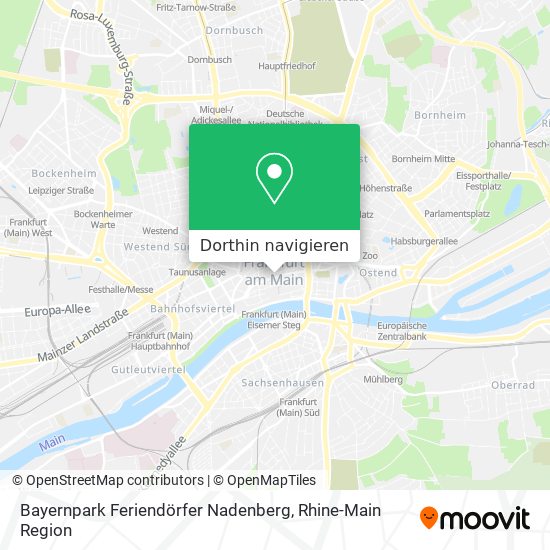 Bayernpark Feriendörfer Nadenberg Karte