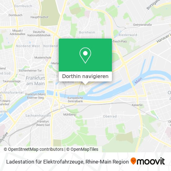 Ladestation für Elektrofahrzeuge Karte