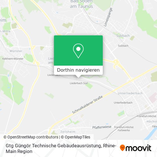 Gtg Güngör Technische Gebäudeausrüstung Karte