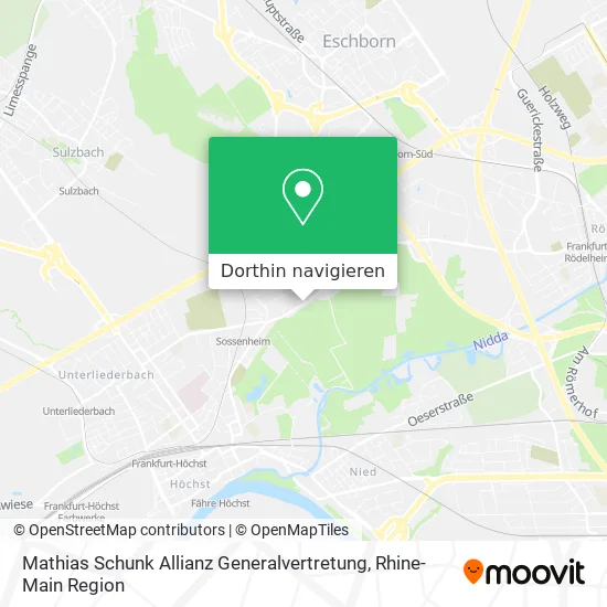 Mathias Schunk Allianz Generalvertretung Karte