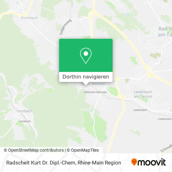 Radscheit Kurt Dr. Dipl.-Chem Karte