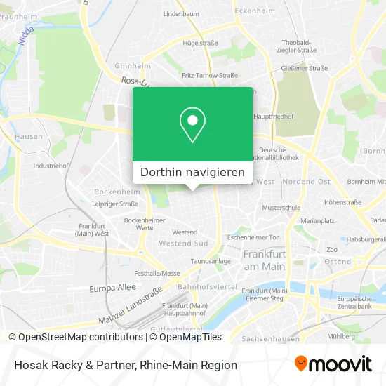 Hosak Racky & Partner Karte