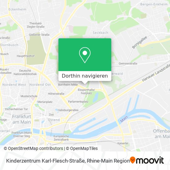 Kinderzentrum Karl-Flesch-Straße Karte