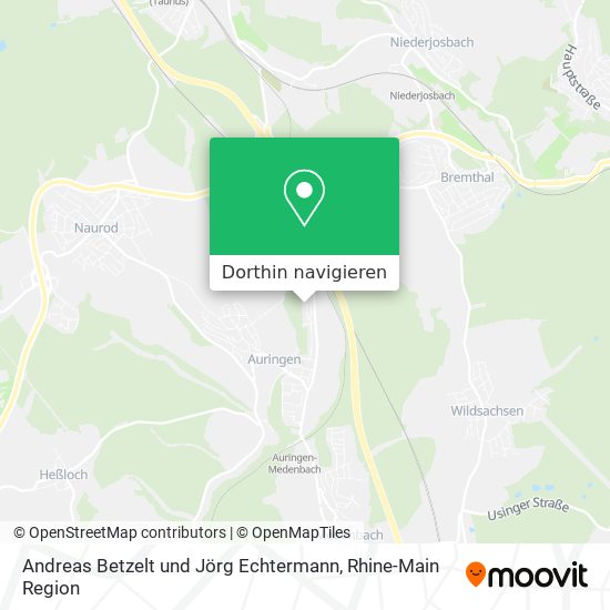 Andreas Betzelt und Jörg Echtermann Karte