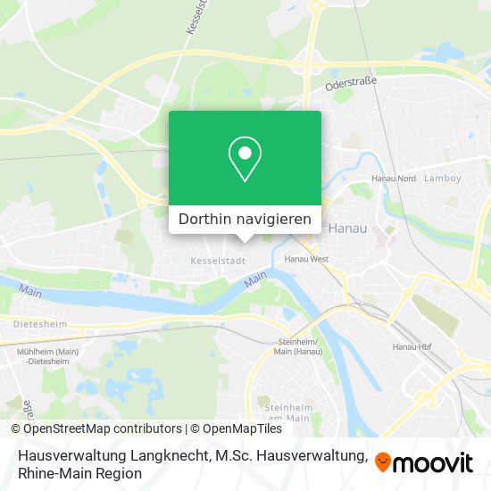 Hausverwaltung Langknecht, M.Sc. Hausverwaltung Karte