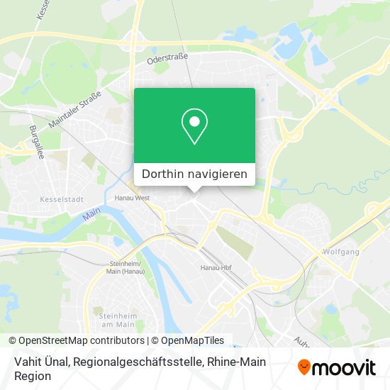 Vahit Ünal, Regionalgeschäftsstelle Karte