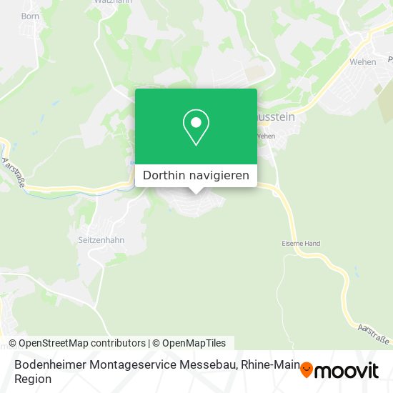 Bodenheimer Montageservice Messebau Karte