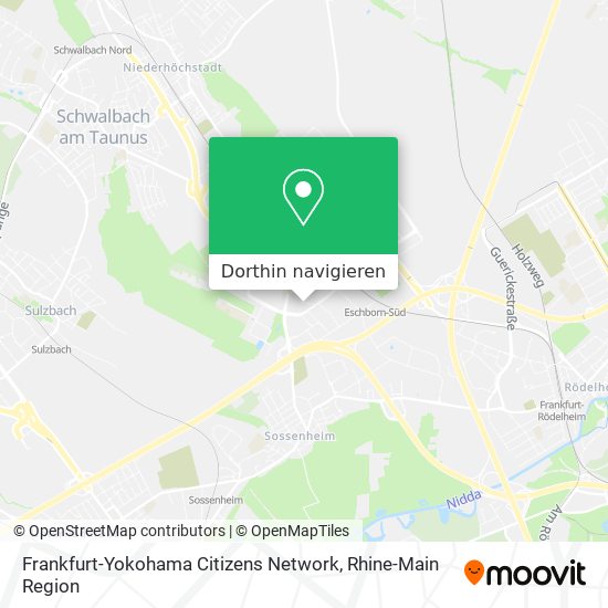 Frankfurt-Yokohama Citizens Network Karte