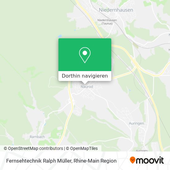 Fernsehtechnik Ralph Müller Karte