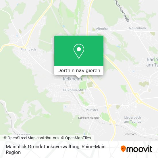 Mainblick Grundstücksverwaltung Karte