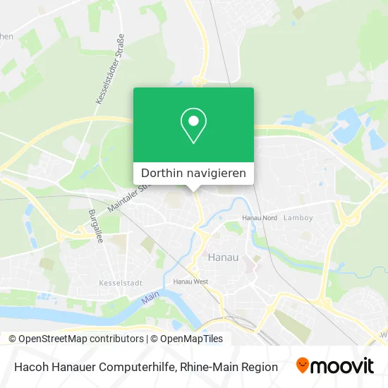 Hacoh Hanauer Computerhilfe Karte